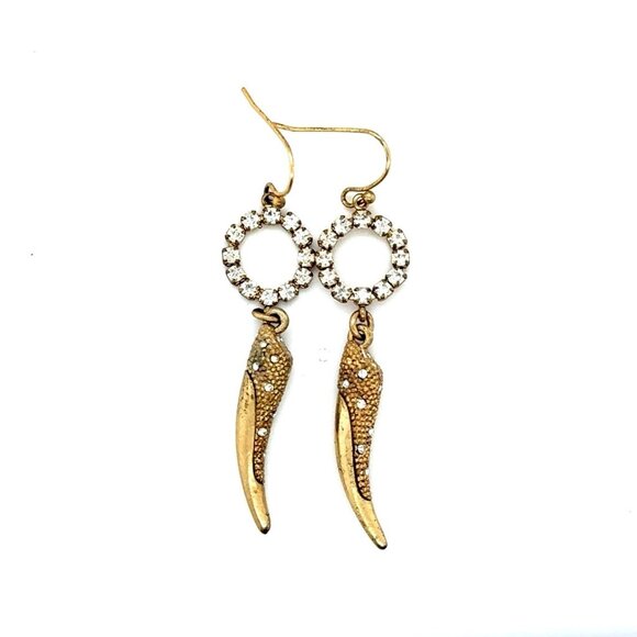 Circular Horn Earrings - Picture 1 of 5